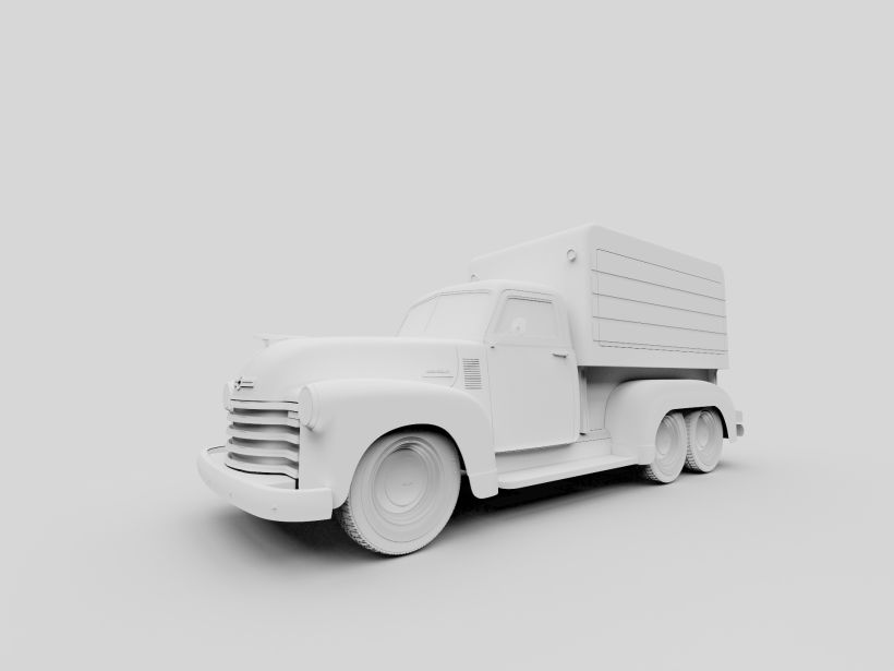 Food Truck - Chevrolet Pickup Advance Design 3