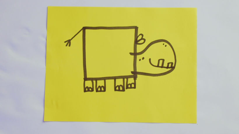 Con un cuadrado podemos dibujar un hipopótamo...