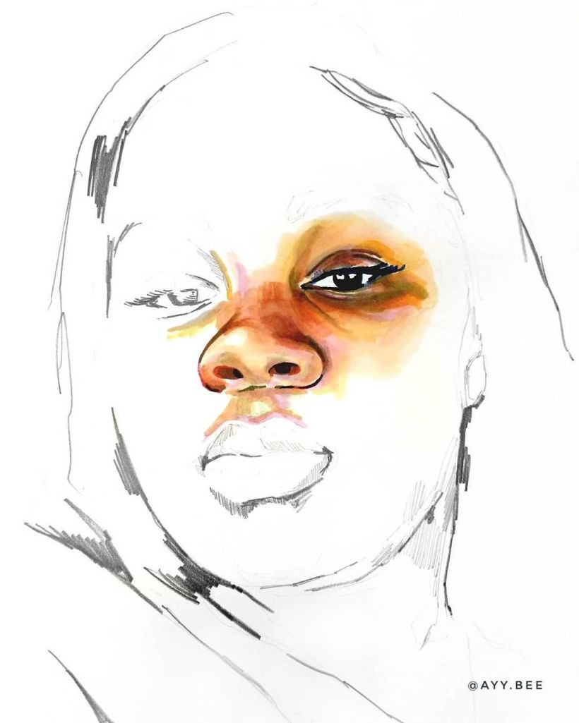 "Stolen". Breonna Taylor. 26 years old, 26 minutes of color. By Adrian Brandon.