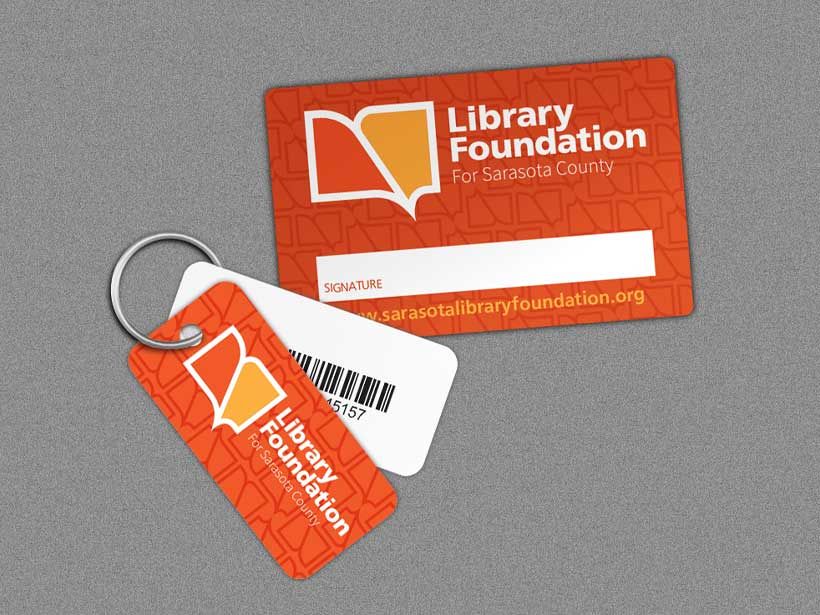 Library card and key tag swipe. Introducing the mark-based pattern.