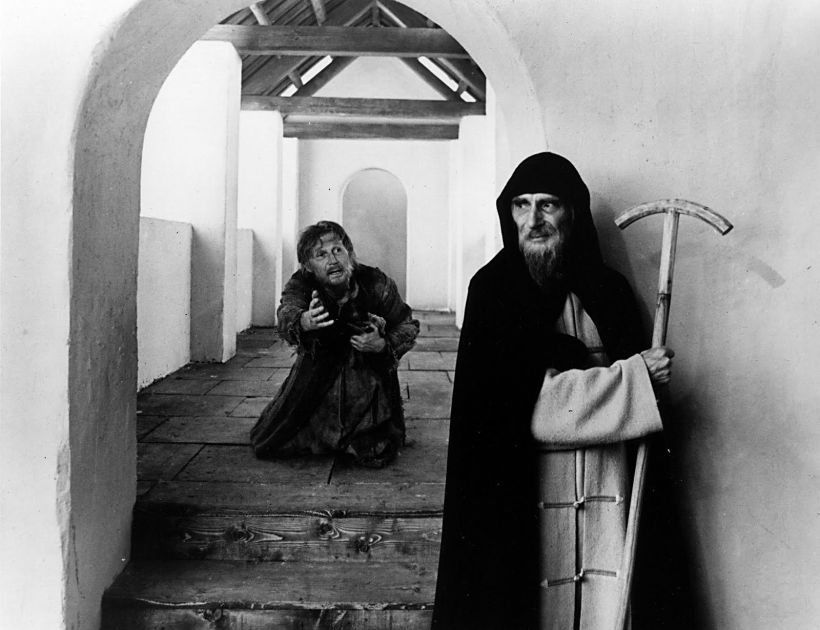 Escena de "Andrei Rublev", 1966, dirigida por Andrei Tarkovsky