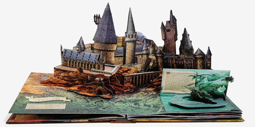 A Harry Potter pop-up book