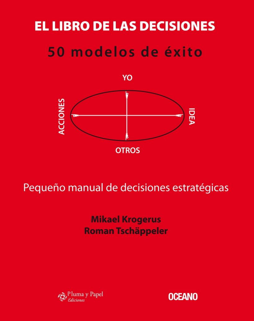 El libro de decisiones: 50 modelos de éxito, por Mikael Krogerus, Roman Tschäppeler y Jenny Piening
