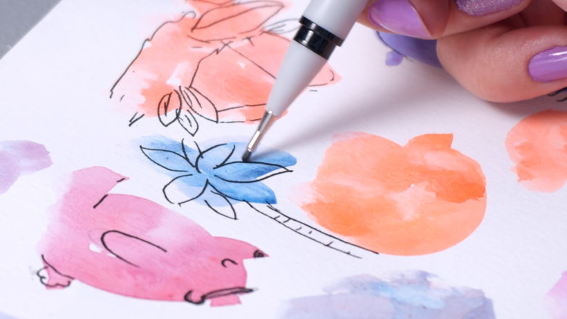 Watercolor Tutorial: How to unblock your creativity 9