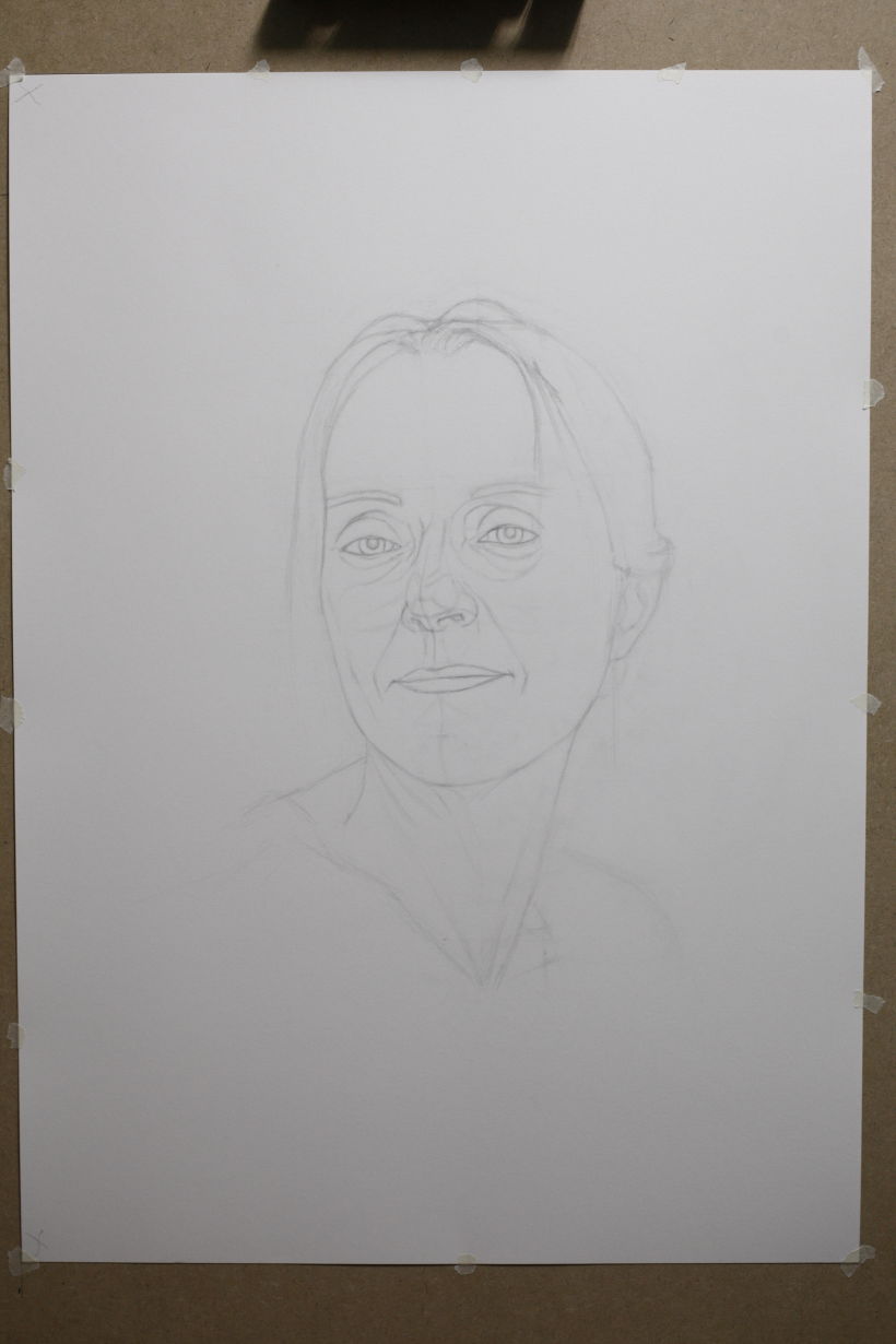 Mi Proyecto del curso: Retrato realista con lápiz de grafito 2