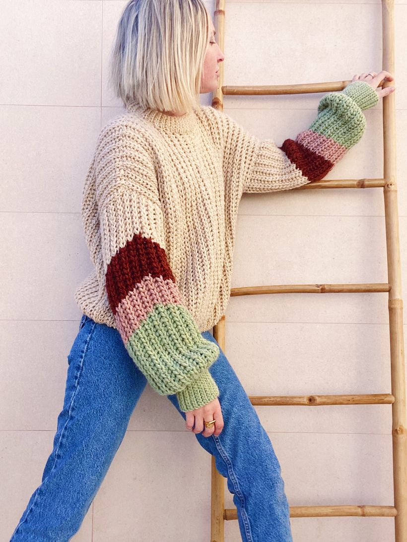 Mi Proyecto del curso: Crochet: crea prendas con una sola aguja 0