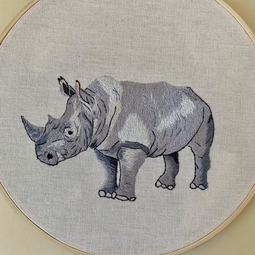 (12) Rinoceronte completo