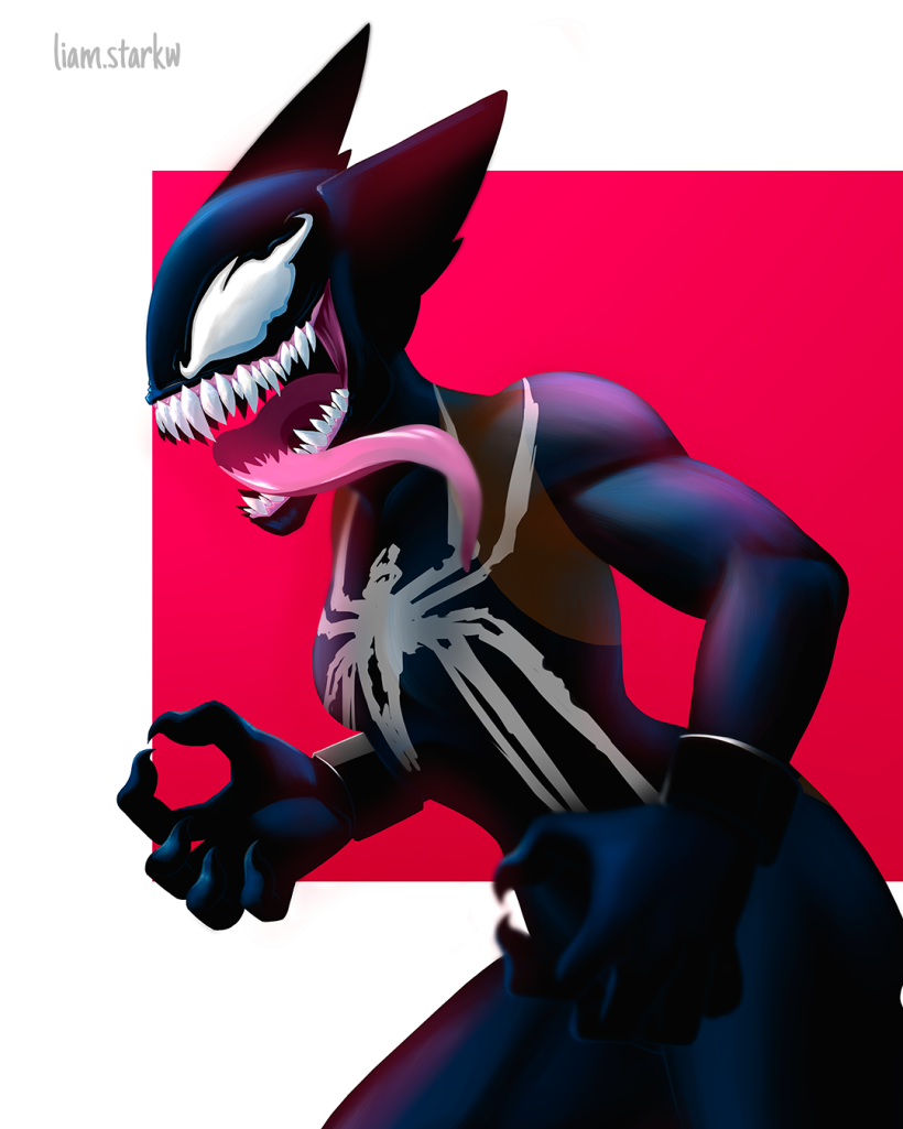 Como todo fan de Spiderman y Venom, tuve que hacer mi Spidersona/Venomsona