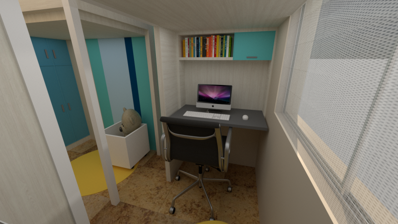 Dormitorio de André (15) y Manuel (3): Un espacio cocreado para los usuarios 2