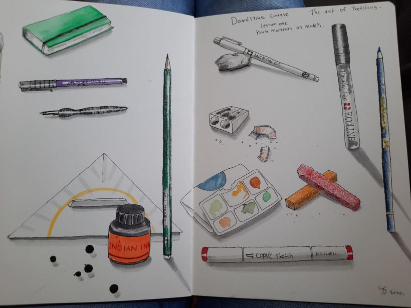 My project in The Art of Sketching: Transform Your Doodles into Art course
