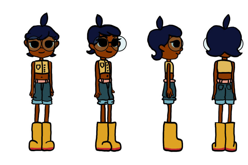 Design de personagens para animação com Photoshop - Chloe 12