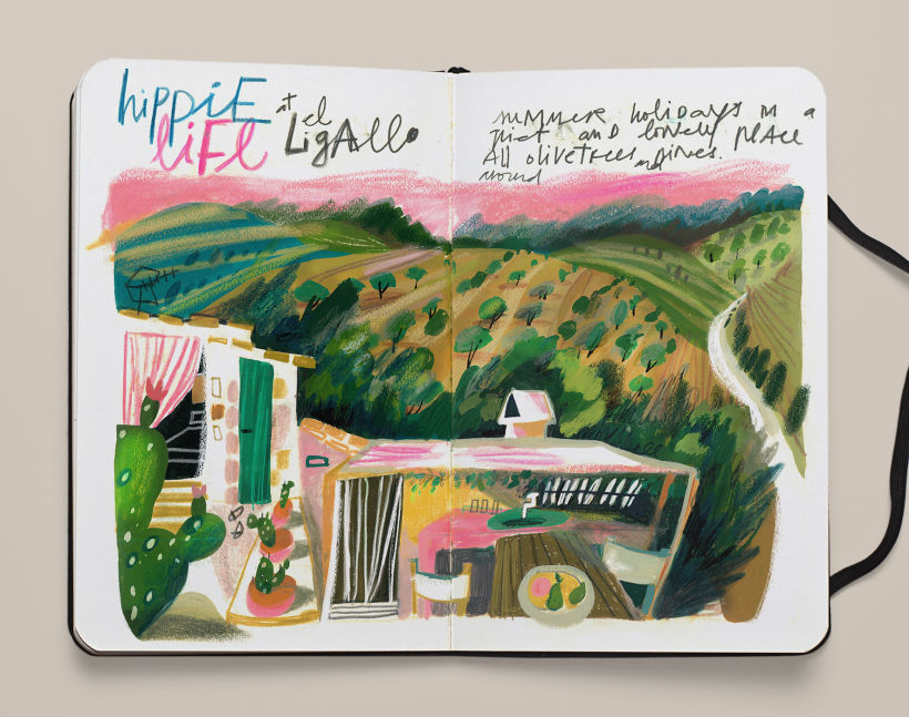 Sketchbook: Hippie Summer 2