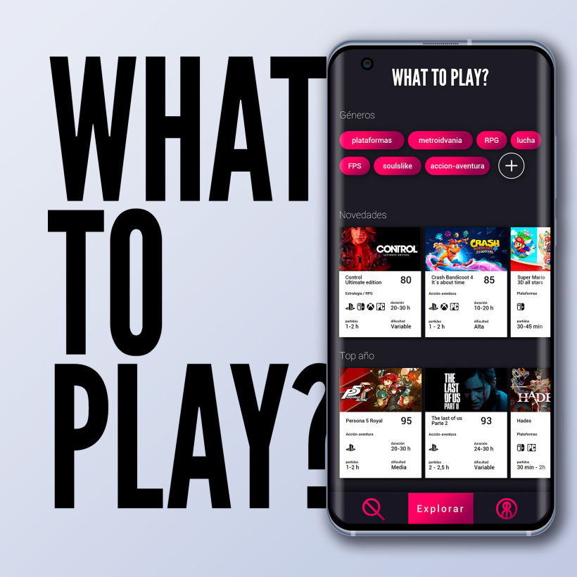 What to play? app movil 0