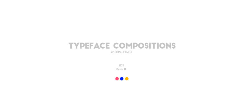 Typeface Compositions 1