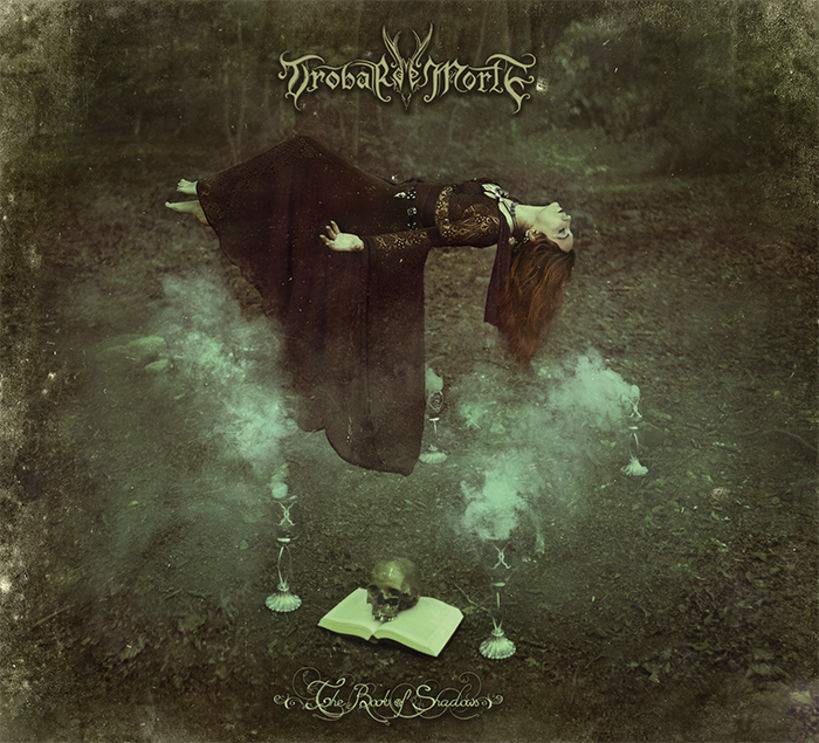 Diseño de portada para el álbum "The Book of Shadows" del grupo Trobar de Morte