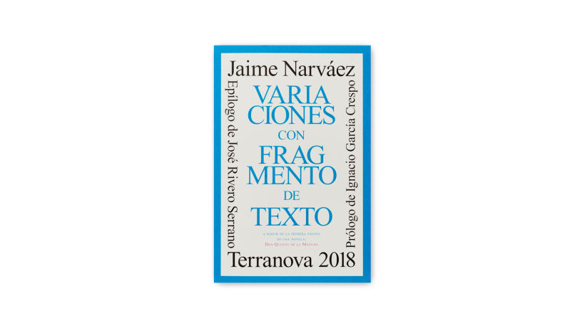 Variaciones con fragmento de texto, de Jaime Narváez