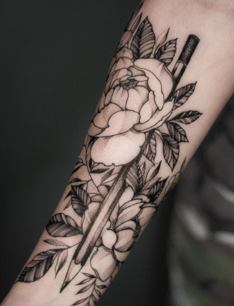 Tatuajes botánicos 5