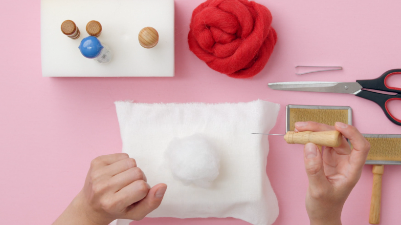 Needle Felting Tutorial: A Step-by-step Guide To Making a Strawberry 4