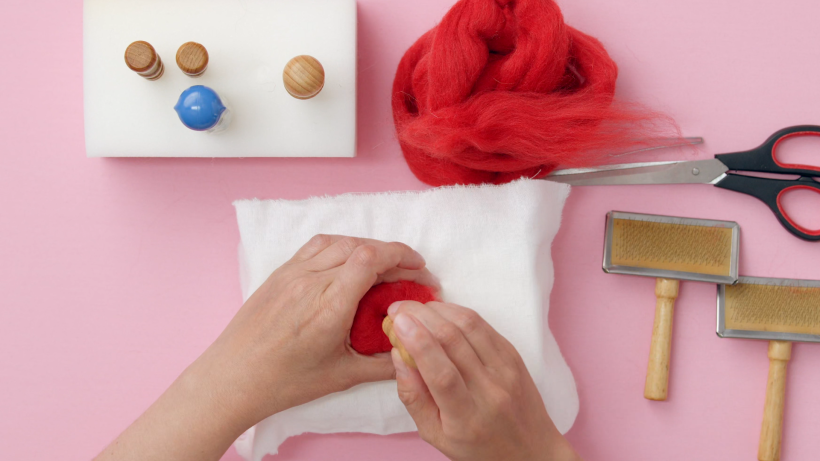 Needle Felting Tutorial: A Step-by-step Guide To Making a Strawberry 8