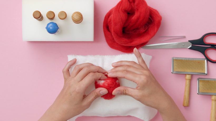Needle Felting Tutorial: A Step-by-step Guide To Making a Strawberry 10