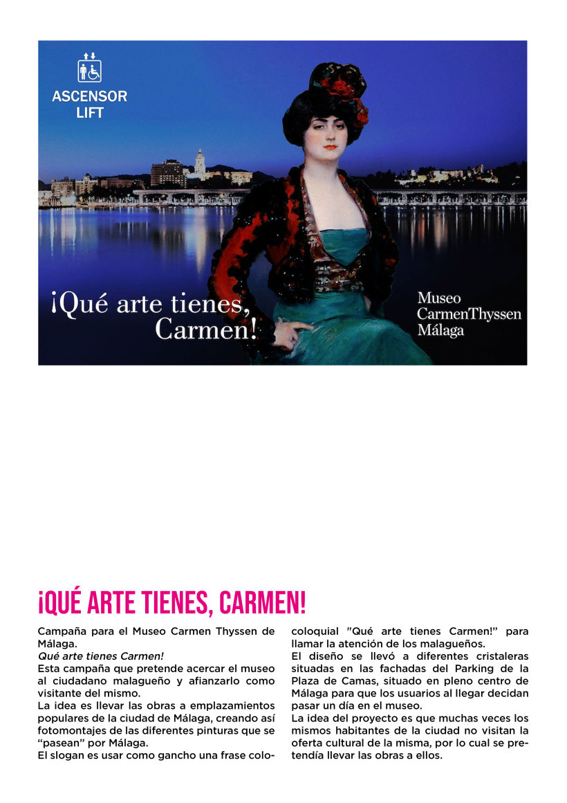 Qué arte tienes, Carmen! Museo Thyssen Málaga 0