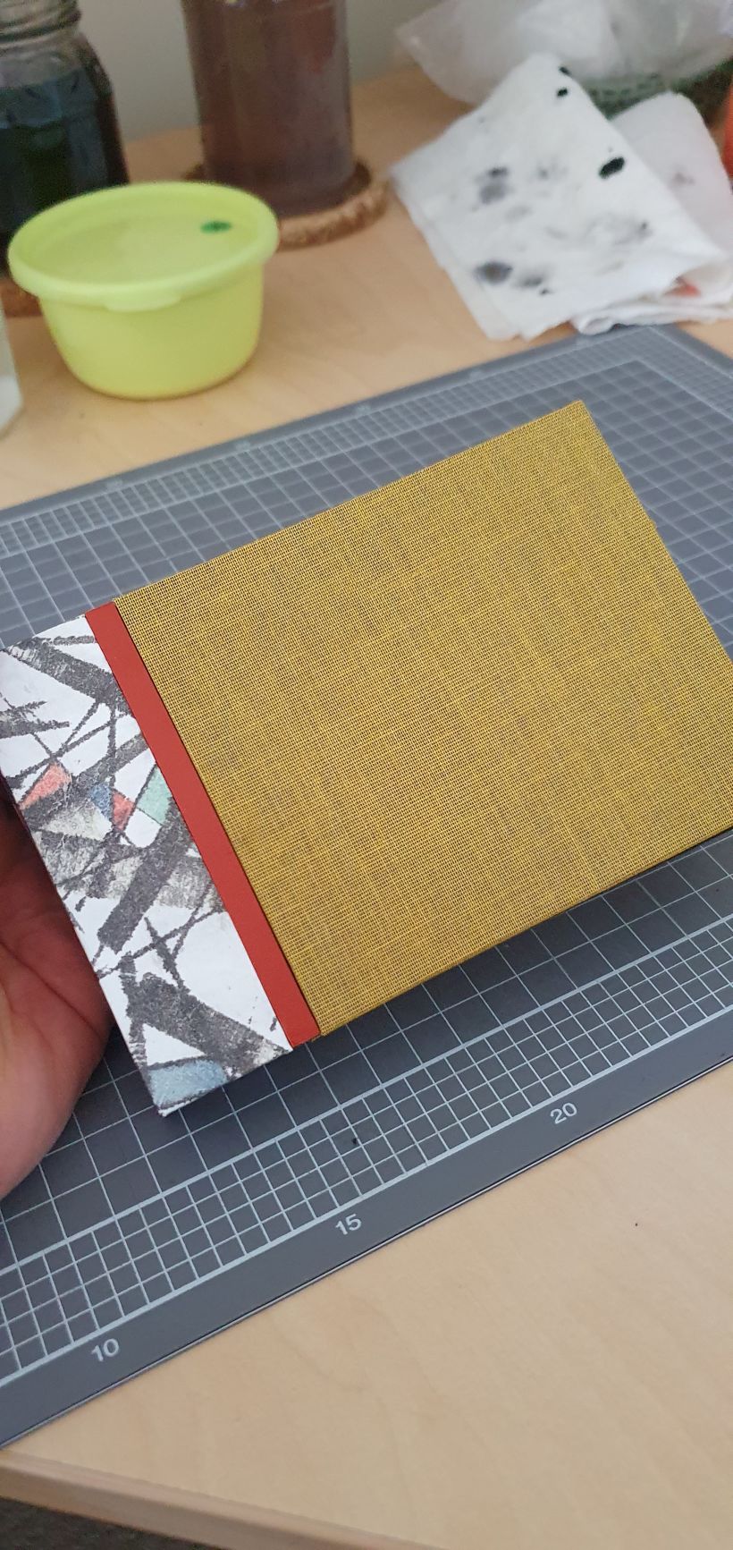 My project in Bookbinding of Your Artwork without Folds course 4
