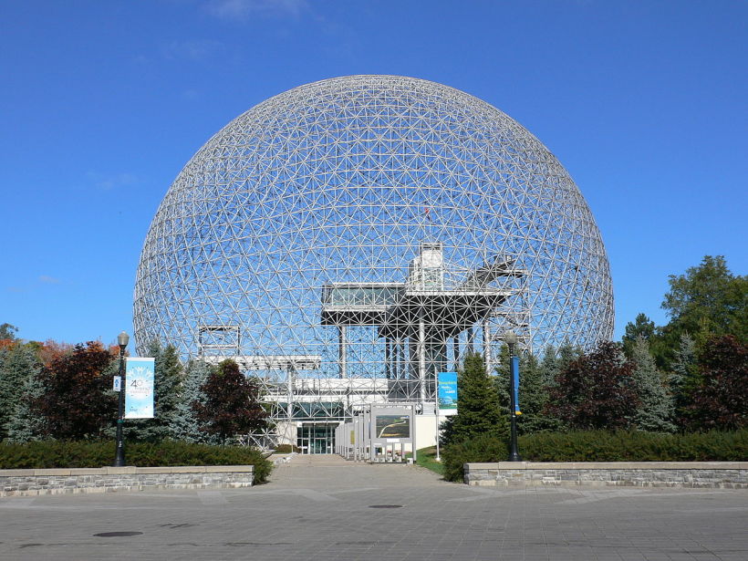 Pabellón estadounidense de la Expo 76 en Montreal, diseñado por R. Buckminster Fuller. Fotos: Philipp Hienstorfer