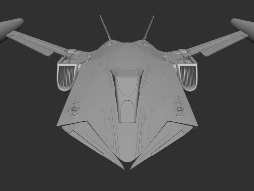 Mi Proyecto del curso: Diseño y modelado de una nave sci-fi en 3D 5
