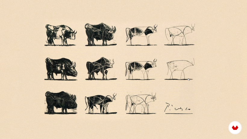 'El toro', série litográfica de Picasso