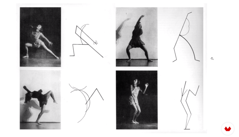 Kandinsky recria uma abstração pura a partir dos movimentos de uma dançarina