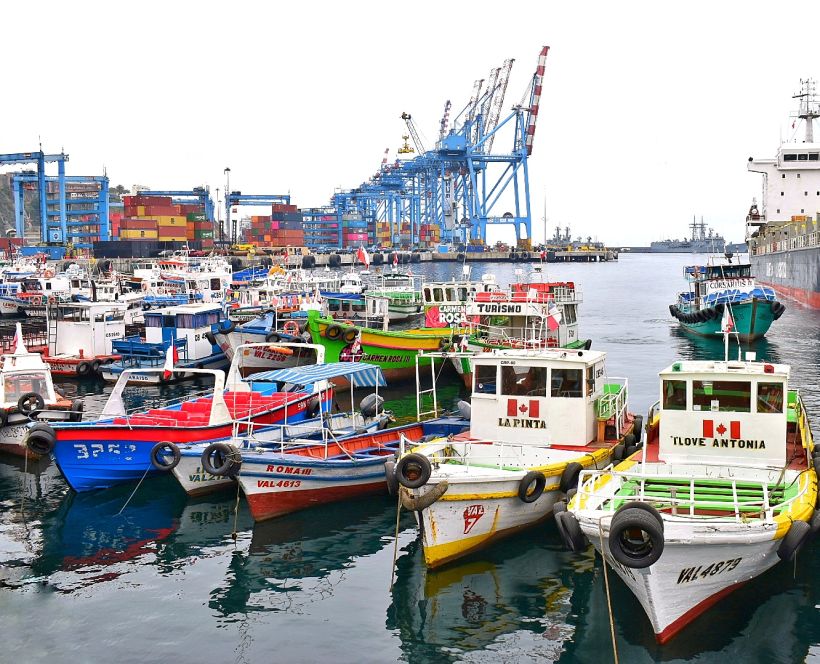Puerto de Valparaíso, Chile