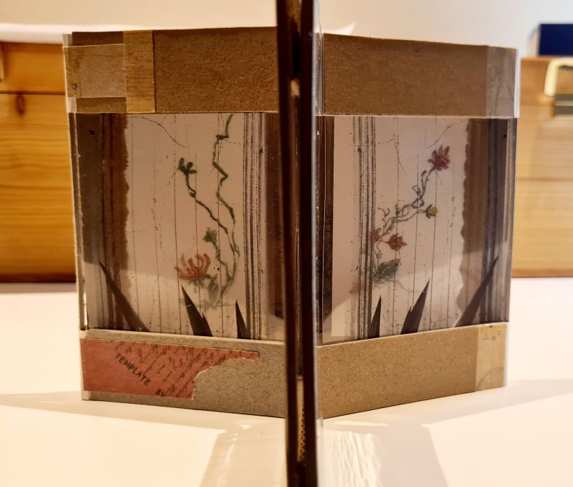My project in Bookbinding of Your Artwork without Folds course 5