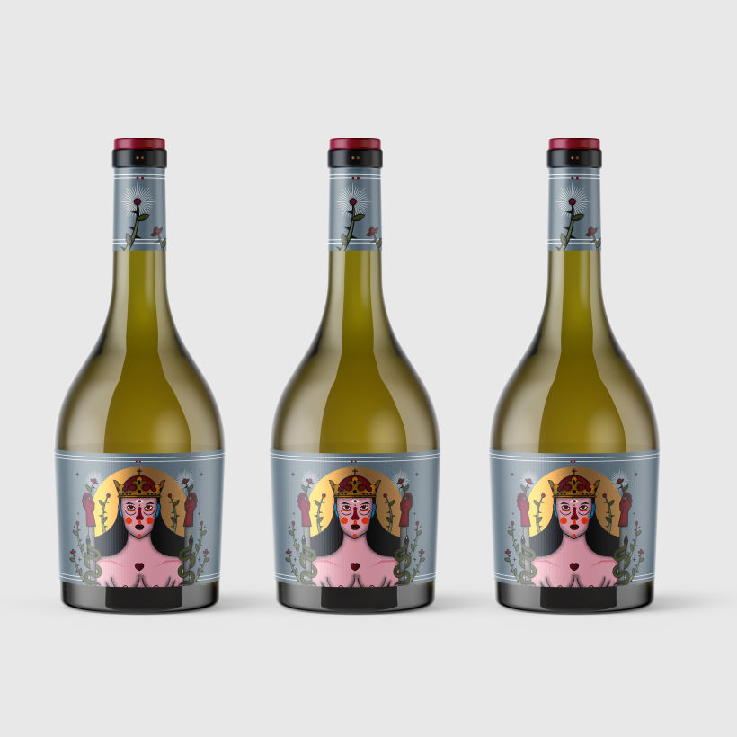 Packaging / Label / Etiqueta / Wine / Vino / La Reina -1