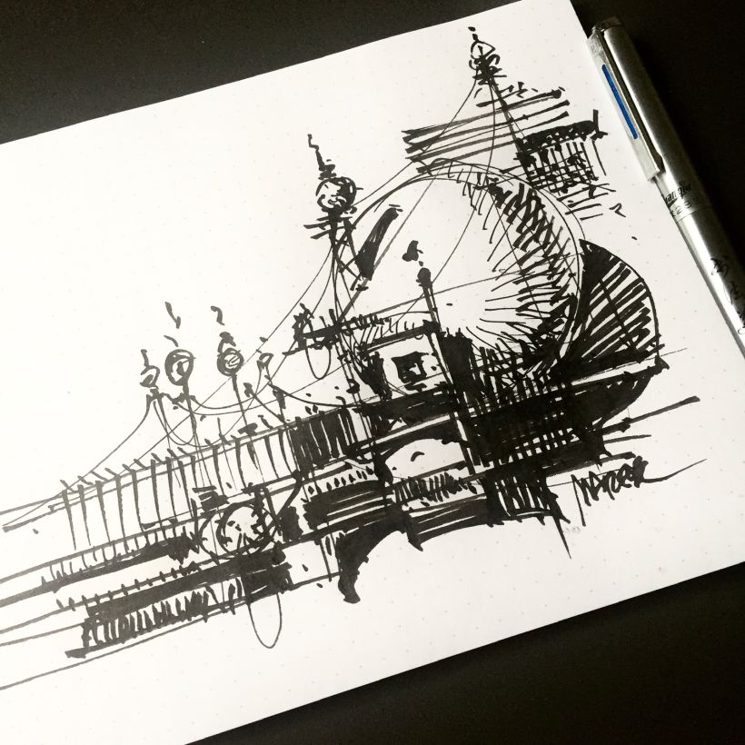 Ana's Strictly Sketchbook: Fountain Pens Make Drawing Fun!