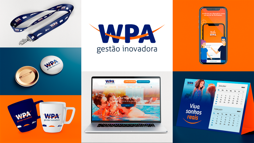 Projeto de Branding para marca brasileira WPA Gestão  35