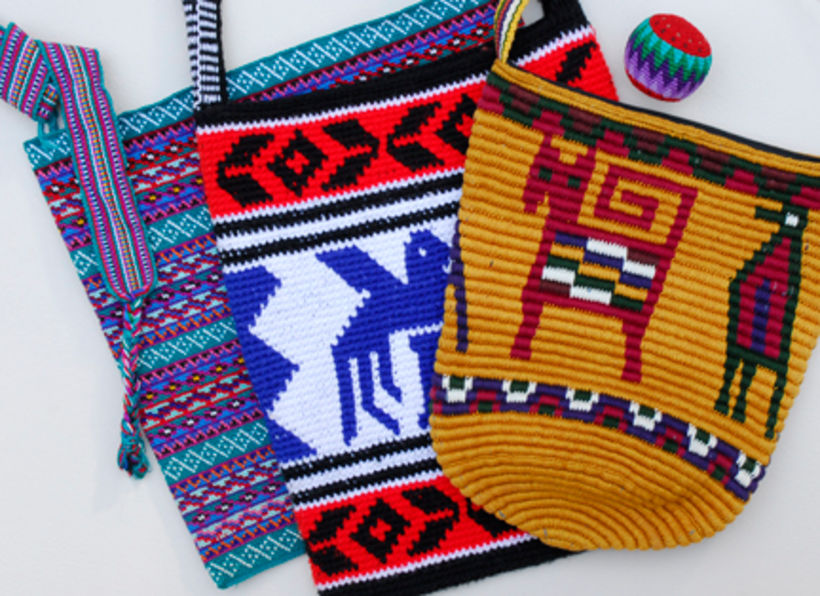 Contemporary crochet pieces from Guatemala. Photo: ArtProf