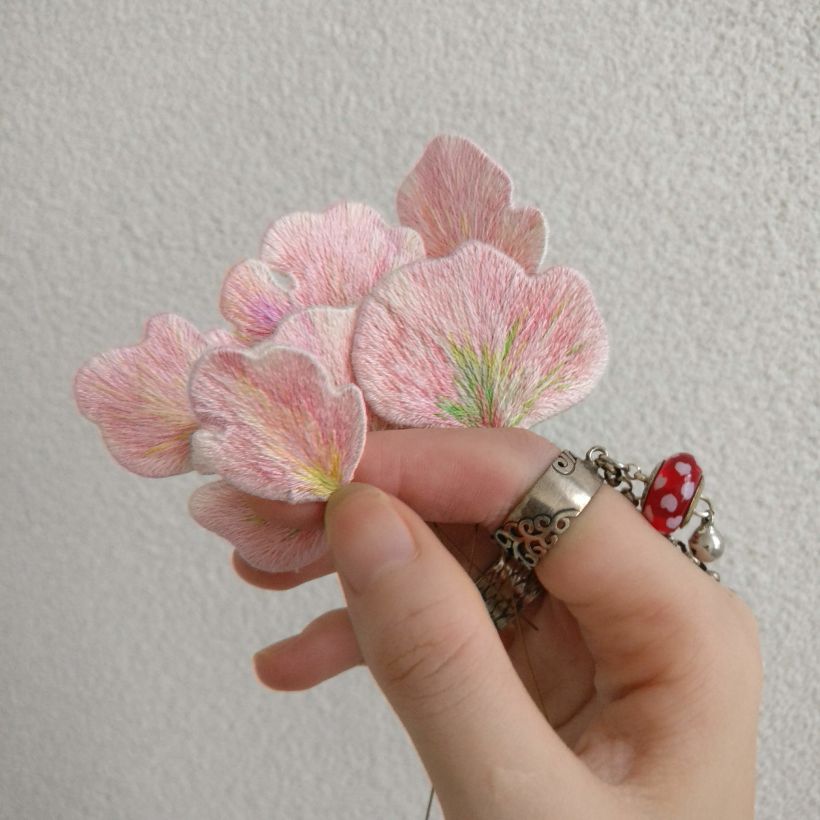 3D Embroidery -  Peony 0