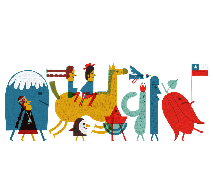 Google Doodle, día Nacional de Chile 2017 -1