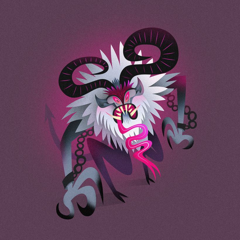 Krampus - Half goat, half demon Christmas character