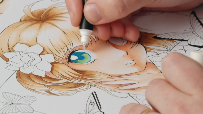 Tutorial Ilustración: cómo pintar ojos anime y manga 14