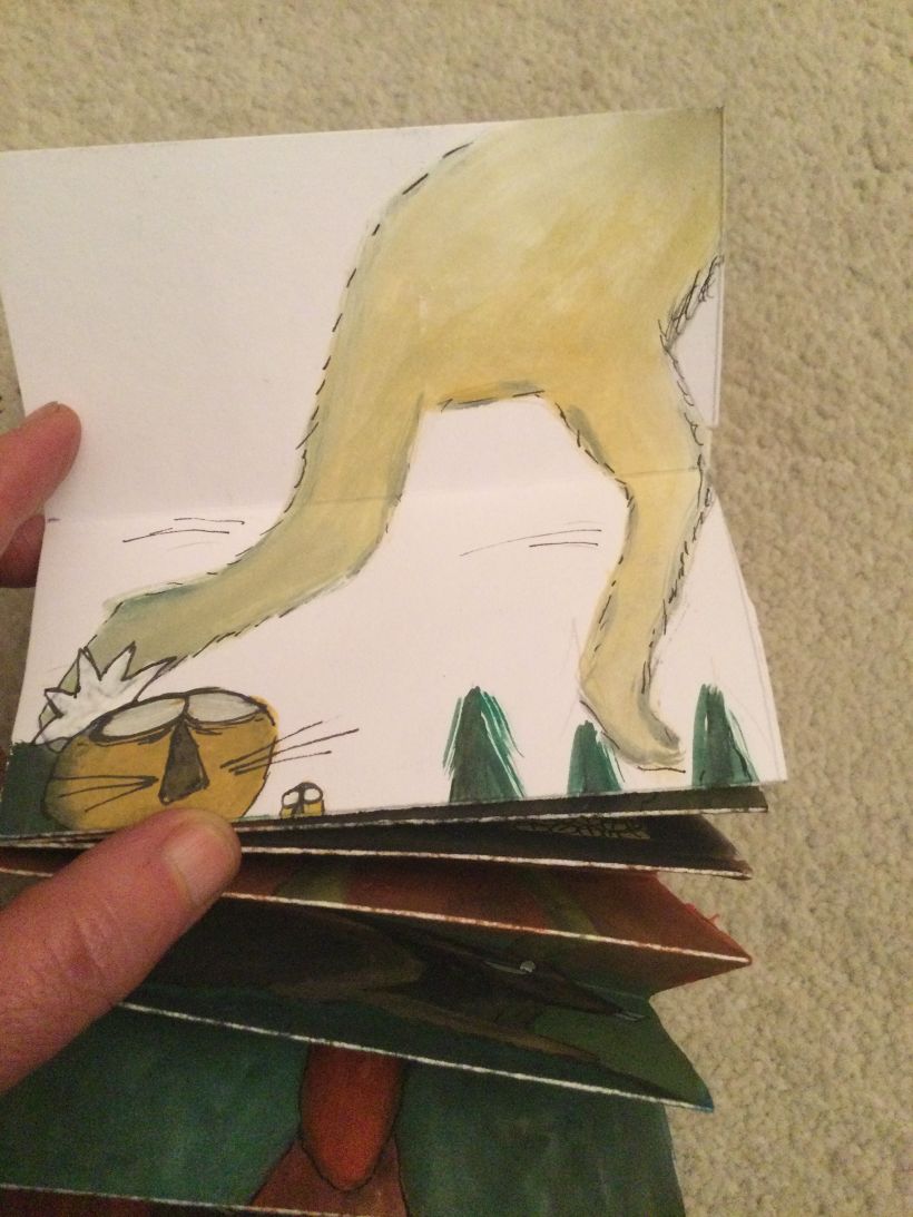 Aufwärts - My project in Creation of an Illustrated Foldable Book course 9