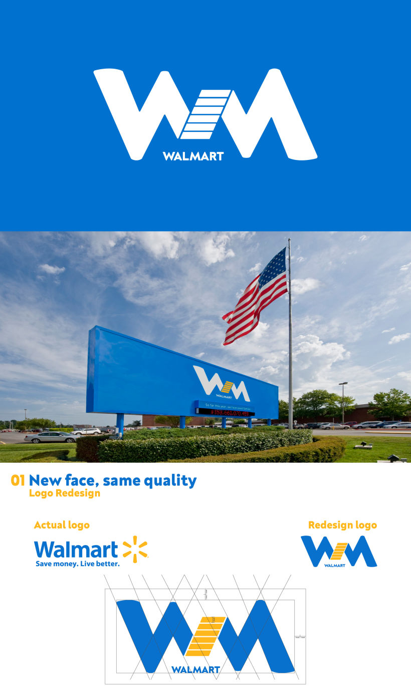 Walmart Rebrand, Our Work