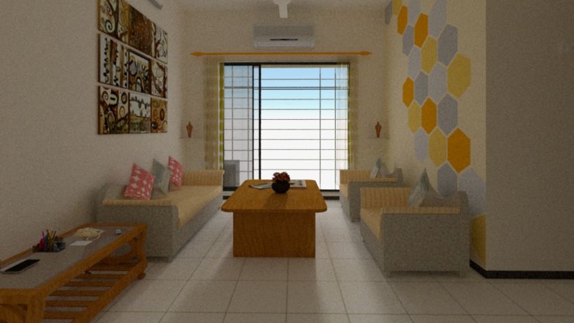 My project in Architectural Visualization with V-Ray Next for Sketch Up course 0