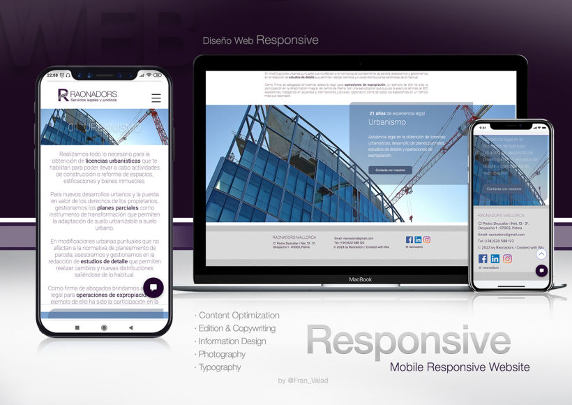 Maquetación y Diseño Responsive - Dipositivos Móviles | Iniciativa BCNFirst 20-021 by @Fran_Valad