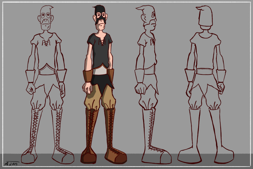 My project in Character Creation for Animation: Shapes, Color, and Expression course 1