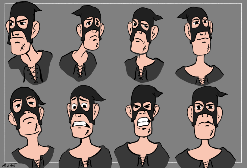 My project in Character Creation for Animation: Shapes, Color, and Expression course 2