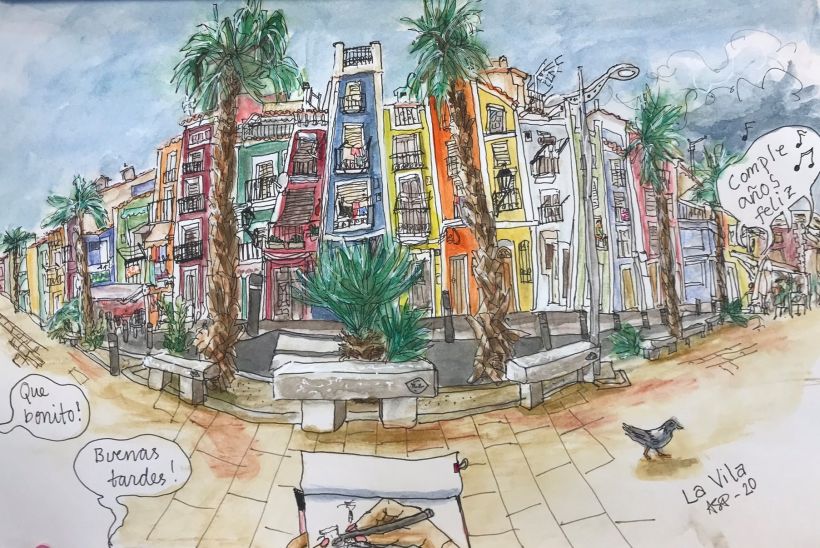 My project in Urban Sketching: Express Your World in a New Perspective  course