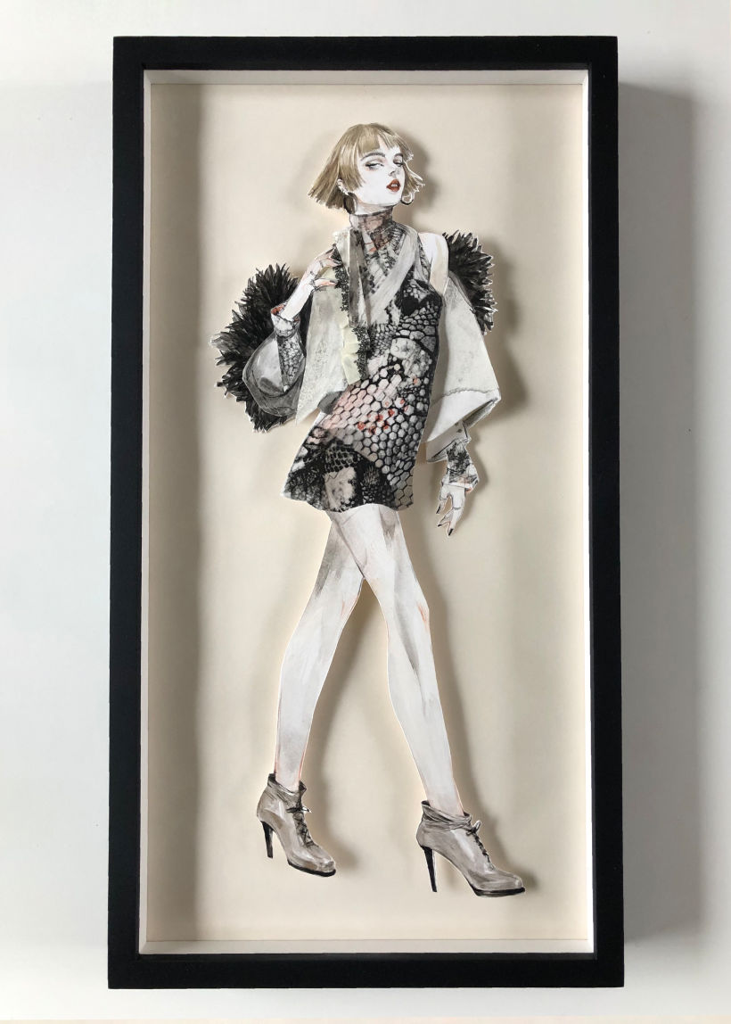 Fashion Sketchbook Wall Art (Set of 4)