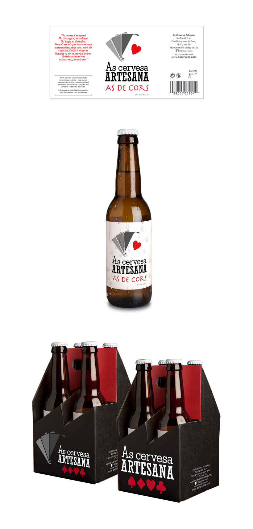 Etiqueta & packaging | As Cervesa Artesana