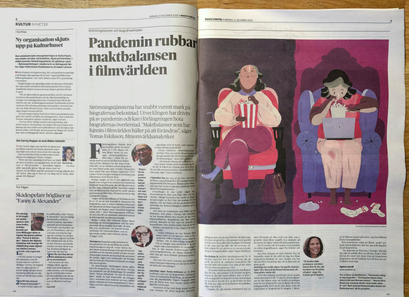 Editorial illustrations: Dagens Nyheter 2